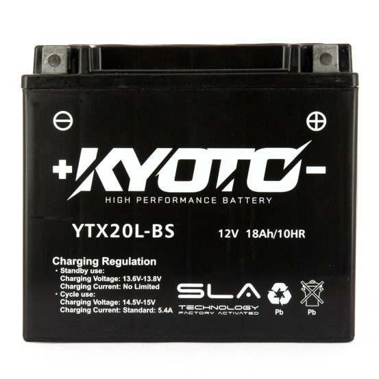 Batterie Kyoto GTX20L-BS - SLA AGM - Sans Entretien