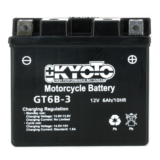 Batterie Kyoto GT6B-3 - SLA AGM - Sans Entretien