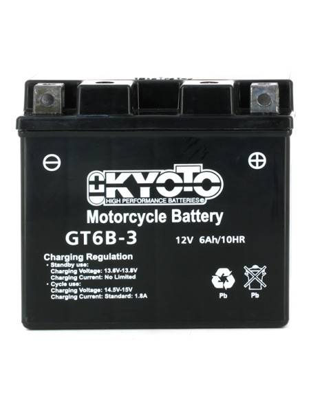 Batterie Kyoto GT6B-3 - SLA AGM - Sans Entretien