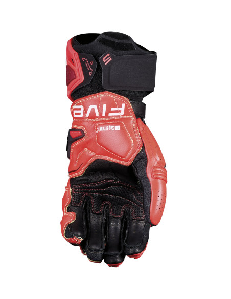Gants moto racing Five RFX PRO - Rouge fluo