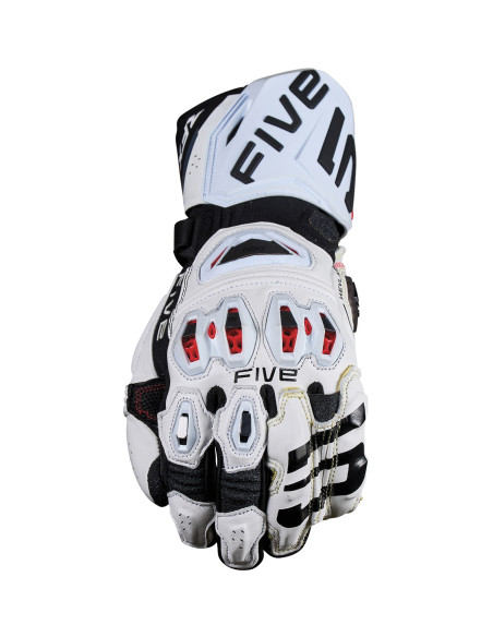 Gants moto racing Five RFX PRO - Blanc