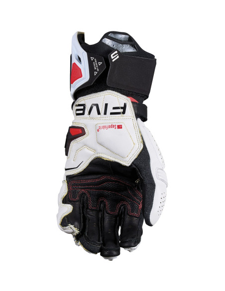 Gants moto racing Five RFX PRO - Blanc