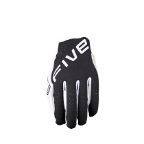 Gants moto cross Five MXF PRO - Noir Blanc