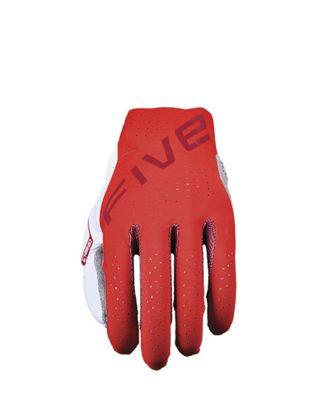 Gants moto cross Five MXF PRO - Rouge Blanc