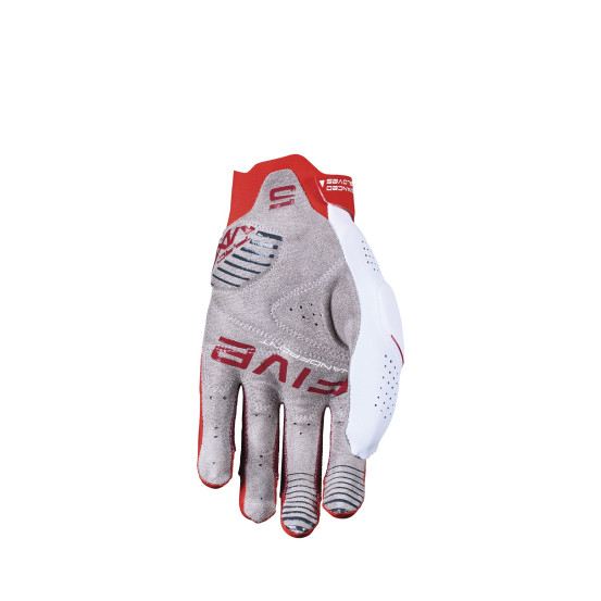 Gants moto cross Five MXF PRO - Rouge Blanc