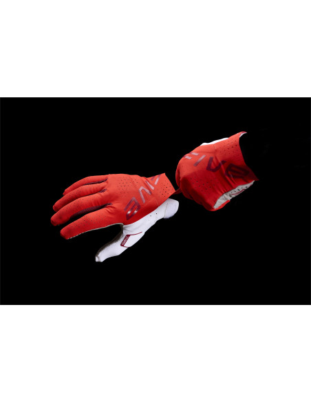 Gants moto cross Five MXF PRO - Rouge Blanc