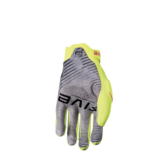 Gants moto cross Five MXF RACE - Jaune fluo Rose