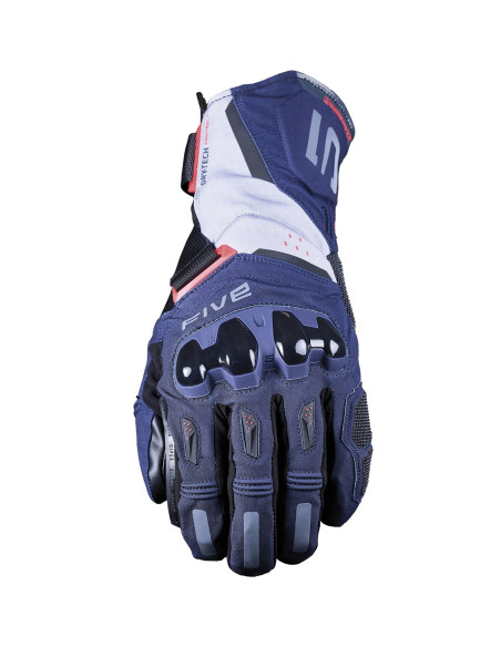 Gants adventure Five TFX2 EVO WP plus - Bleu Gris Rouge