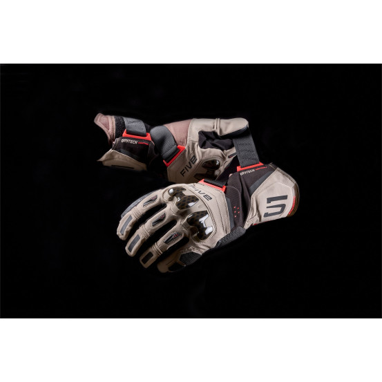 Gants adventure Five TFX2 EVO WP plus - Sable Marron Rouge