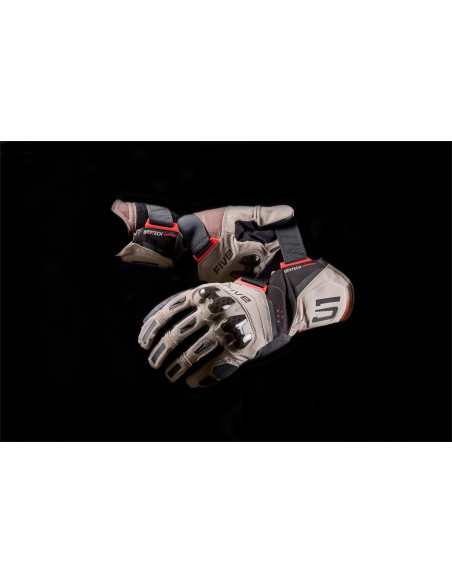 Gants adventure Five TFX2 EVO WP plus - Sable Marron Rouge