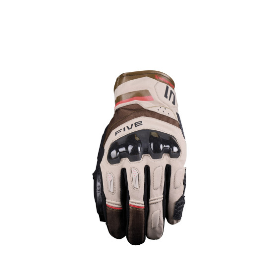 Gants adventure Five TFX3 EVO WP plus - Sable Marron Rouge