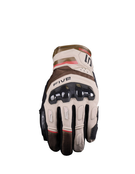 Gants adventure Five TFX3 EVO WP plus - Sable Marron Rouge