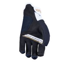 Gants moto enduro Five E3 EVO - Blanc Noir Or 2