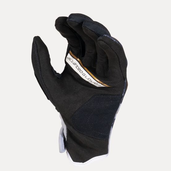 Gants moto enduro Five E3 EVO - Blanc Noir Or