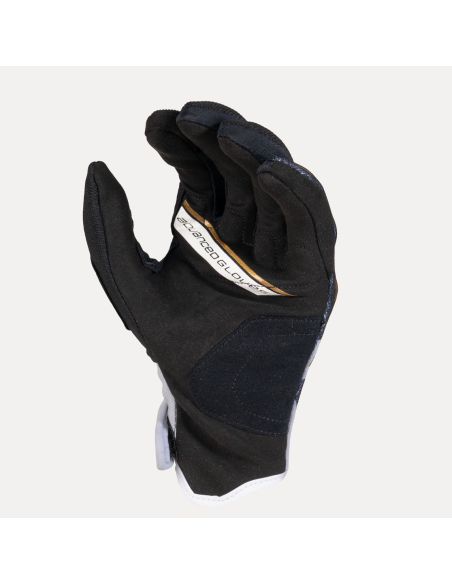 Gants moto enduro Five E3 EVO - Blanc Noir Or