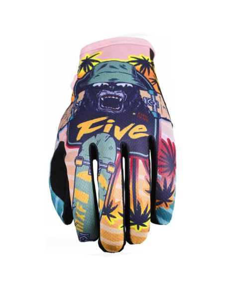 Gants moto cross Five MXF4 Venice Peach
