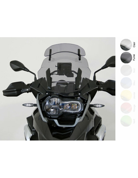Bulle MRA Vario BMW 1200 R GS, Adventure 2004-2012 réglable inclinaison
