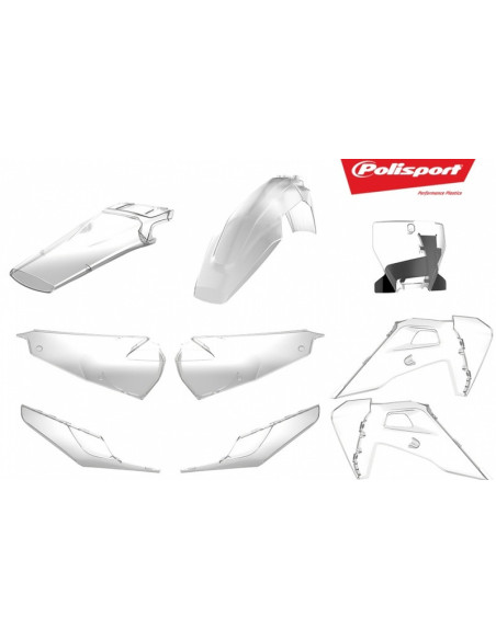 Kit plastiques POLISPORT Husqvarna TC/FC
