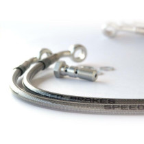 Durite de frein arrière TECNIUM - Couleurs de durite et de raccords au choix - 750 VT CE Custom Type RC14