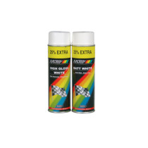 Bombe peinture Motip blanc mat 500 ml