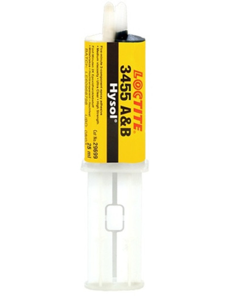 Loctite 3455 - Résine epoxy bi-composant aluminium A&B seringue 24ml