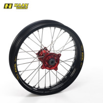 Roue arrière complète HAAN WHEELS (19x2,15) YAMAHA jante noire, moyeu