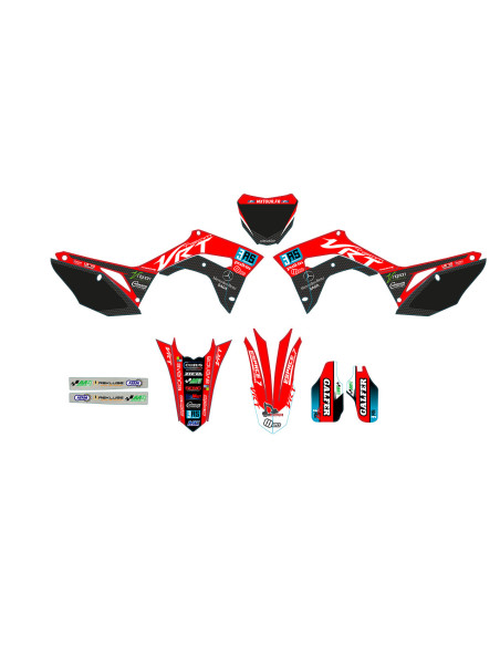 Kit déco Réplica VRT 3AS 2017 Complet Honda 250 CRF-R 2018-2019 450 CRF-R 2017-2019