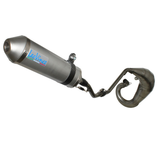 Ligne Complète LEOVINCE Scoot Hand Made X-Fight DERBI 50 Senda Pro R, SM 2005-12