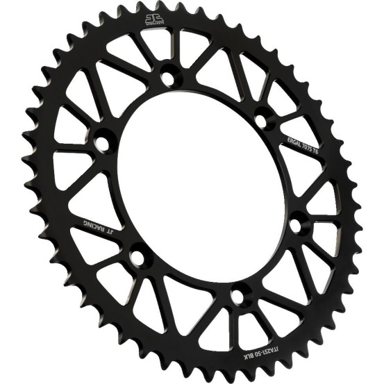 Couronne alu noire JT - Pas 520 - Nombre de dents au choix