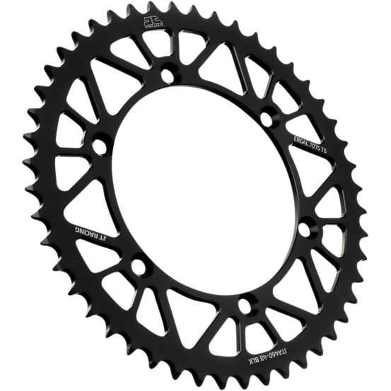 Couronne alu noire JT - Pas 520 - Nombre de dents au choix