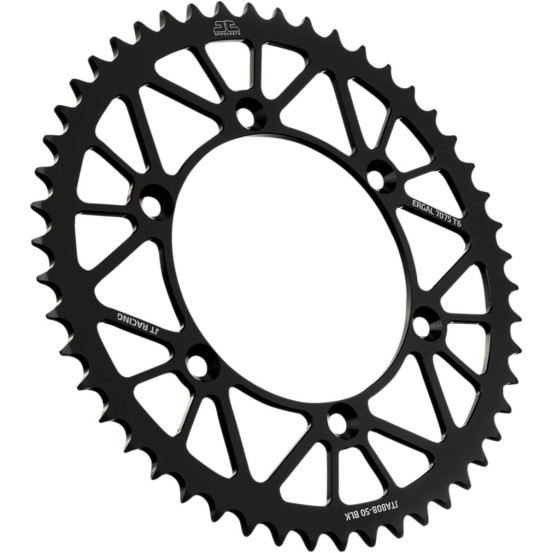Couronne alu noire JT - Pas 520 - Nombre de dents au choix