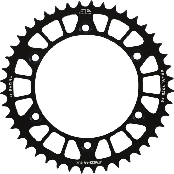 Couronne alu noire JT - Pas 520 - Nombre de dents au choix