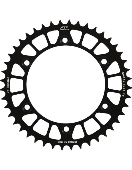 Couronne alu noire JT - Pas 520 - Nombre de dents au choix