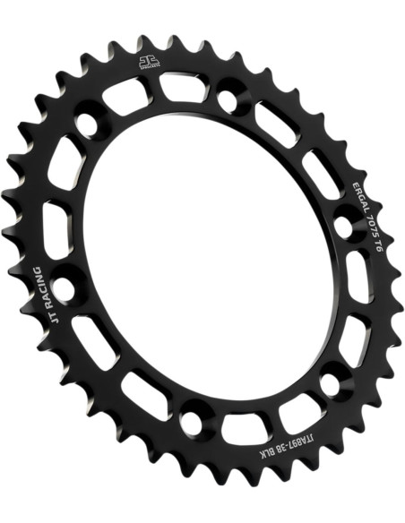 Couronne alu noire JT - Pas 520 - Nombre de dents au choix