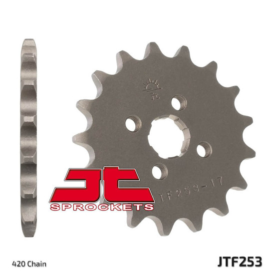 Pignon acier JT - Pas 420 - HONDA 80 MTX France 1980 1987