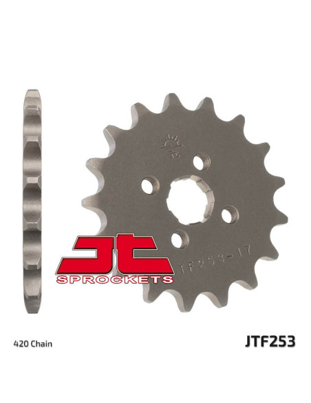 Pignon acier JT - Pas 420 - HONDA 80 MTX France 1980 1987