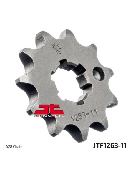 Pignon acier JT - Pas 428 - SUZUKI YAMAHA 125cc