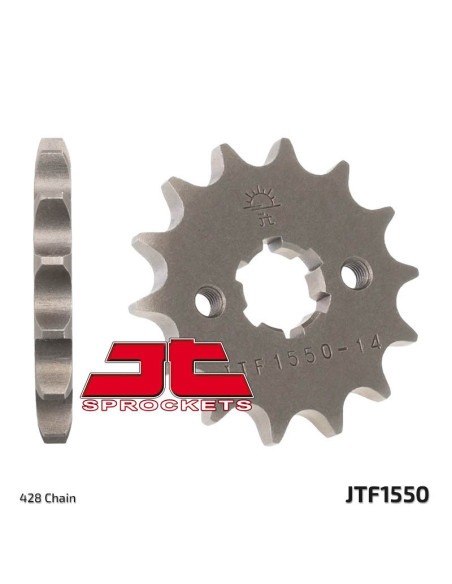 Pignon acier JT - Pas 428 - YAMAHA 125 YZF R 2008-2011