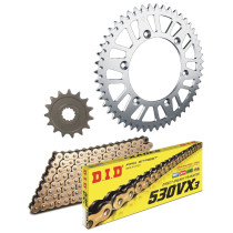 Kit chaine 530 acier DID - SUZUKI 600 GSF N-S Bandit 2000-2004