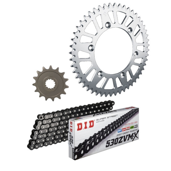 Kit chaine 530 acier DID - 1000 FZ1 - Fazer 2006-2014