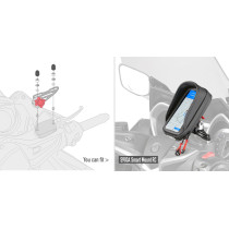 Kit de fixation spécifique Smart Mount RC Givi pour bocal de frein 01VKIT