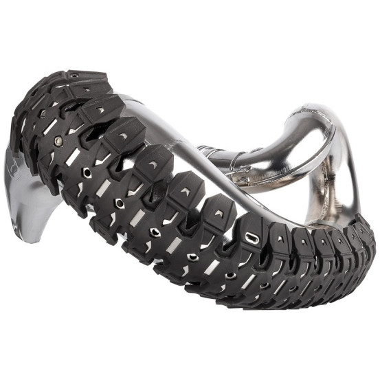 Protection de pot d'échappement 2T - Noir - POLISPORT Armadillo