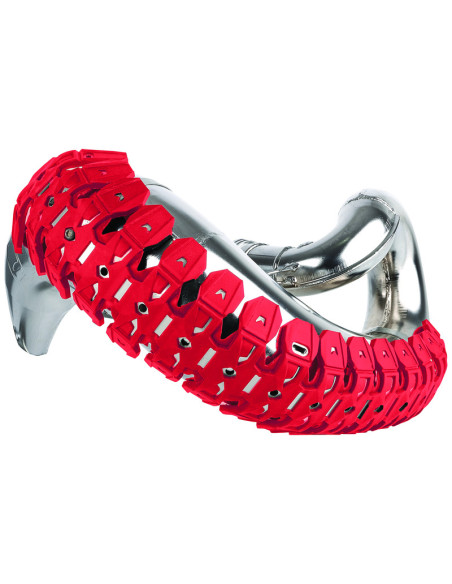 Protection de pot d'échappement 2T - Rouge - POLISPORT Armadillo