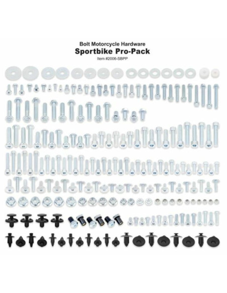 Coffret de vis Pro Pack Sportbike BOLT - Motos sportives Honda / Kawasaki / Suzuki / Yamaha
