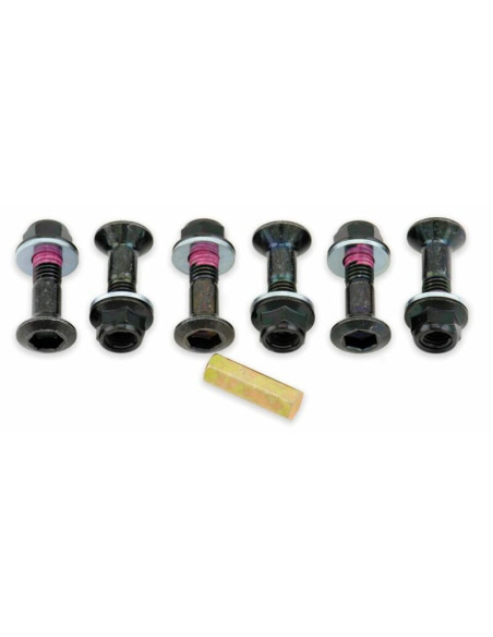 Kit vis et écrous de couronne BOLT M8x16mm Noir Yamaha/Suzuki/Kawasaki/Honda