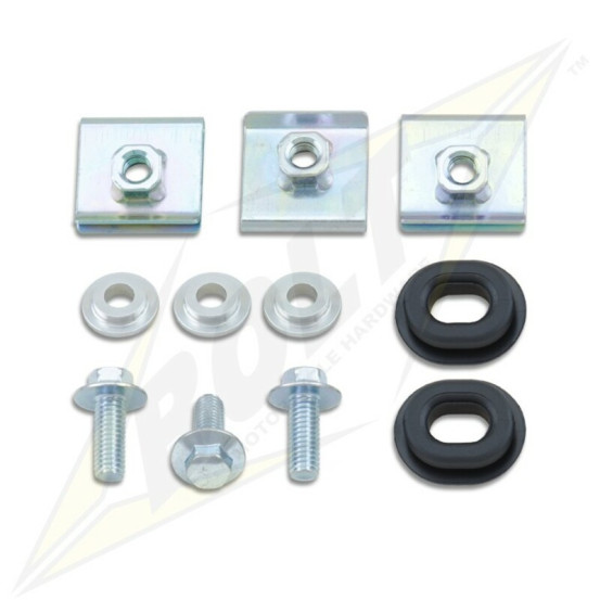 Kit de suppression vis Dzus cache boîte à air BOLT Yamaha 250/450 YZF 2014-2017 250/450 WRF 2016-2017