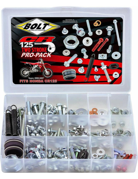 Coffret de vis Pro Pack BOLT - HONDA 125 CR 2000-2007