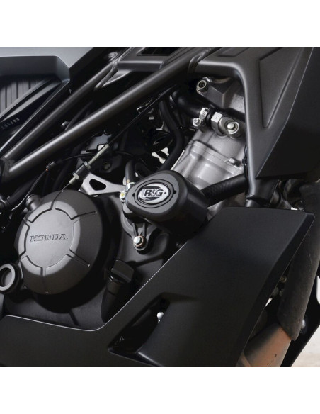 Tampons de protection R&G RACING Aéro - noir - HONDA CBR125R