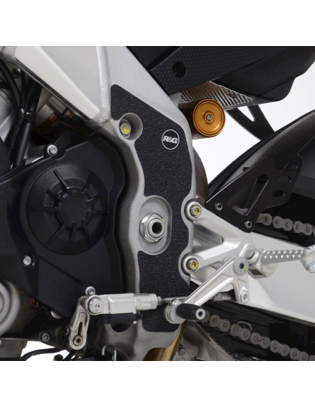 Adhésif anti-frottement R&G RACING - cadre noir (2 pièces) - APRILIA Tuono V4 1100