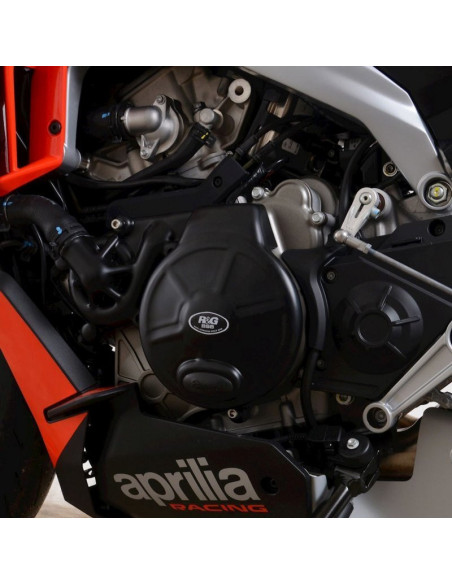 Kit protections de carters R&G RACING Race Series - noir - APRILIA 660 RS